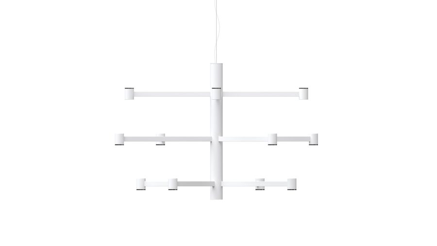 Art Chandelier, Белый текстурный
