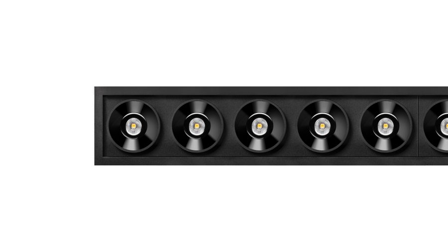 Black Foster Recessed 10, Чёрный текстурный