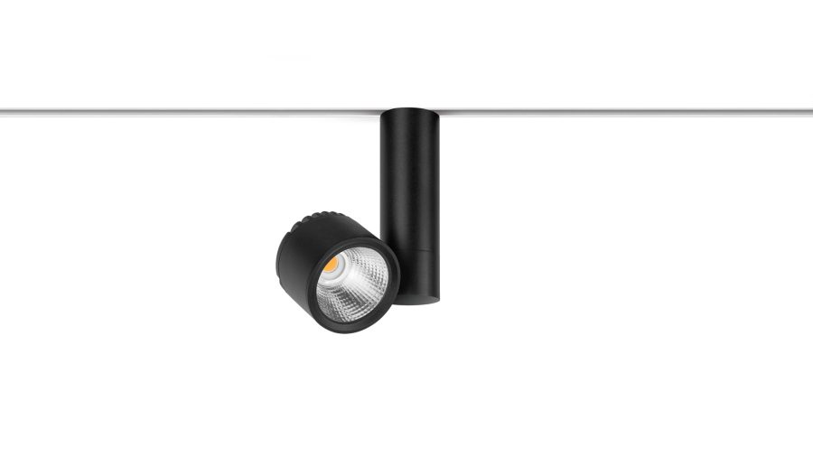 Zen Tube 48V, Чёрный текстурный — белый шинопровод