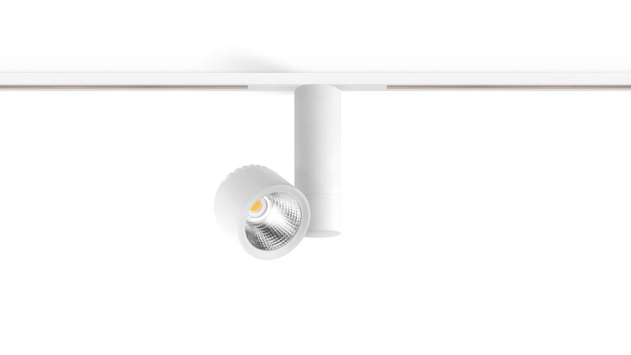Zen Tube 48V Short, Alb texturat — șină albă