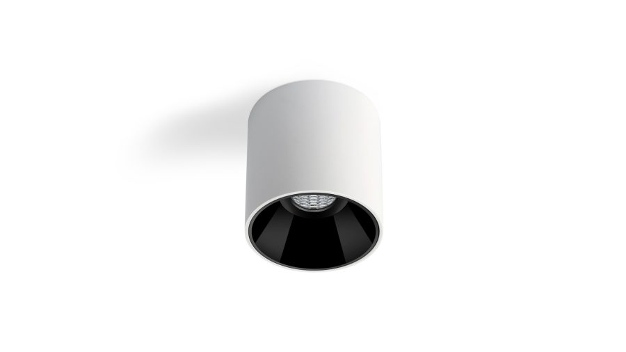 Shot Light M Surface, Alb texturat — negru