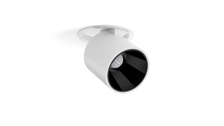 Flip Recessed, Alb texturat