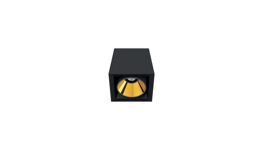 Black Foster Surface 1, Negru texturat — auriu metalizat