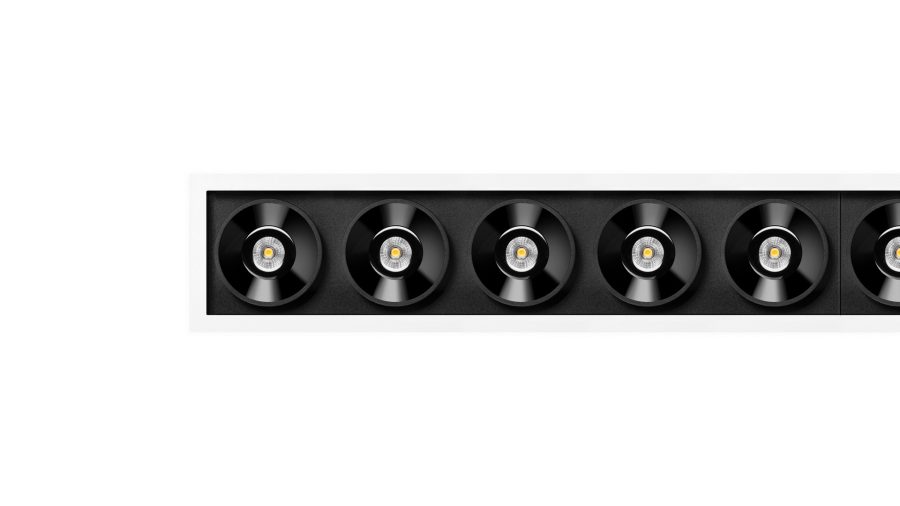 Black Foster Recessed 10, Alb texturat