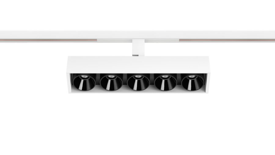 Black Foster 48V Tilt 5 Short, Alb texturat