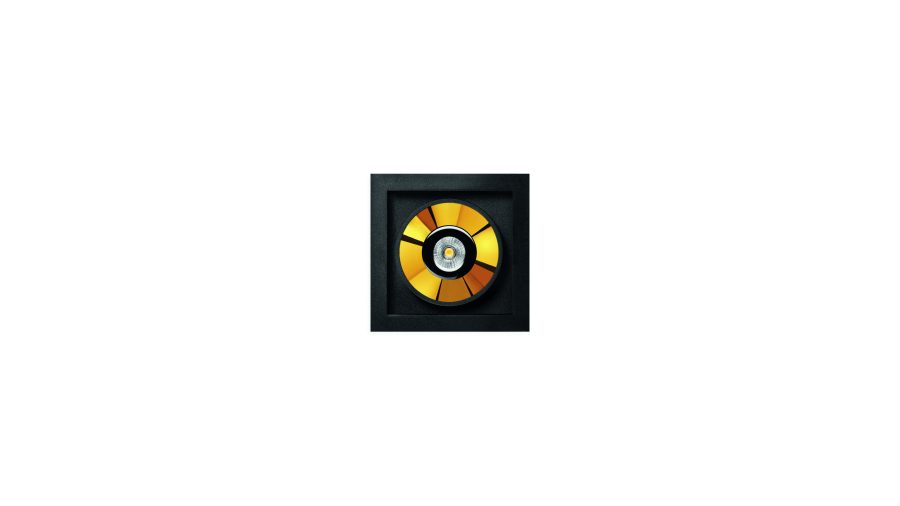 Black Foster Recessed 1, Negru — auriu metalizat