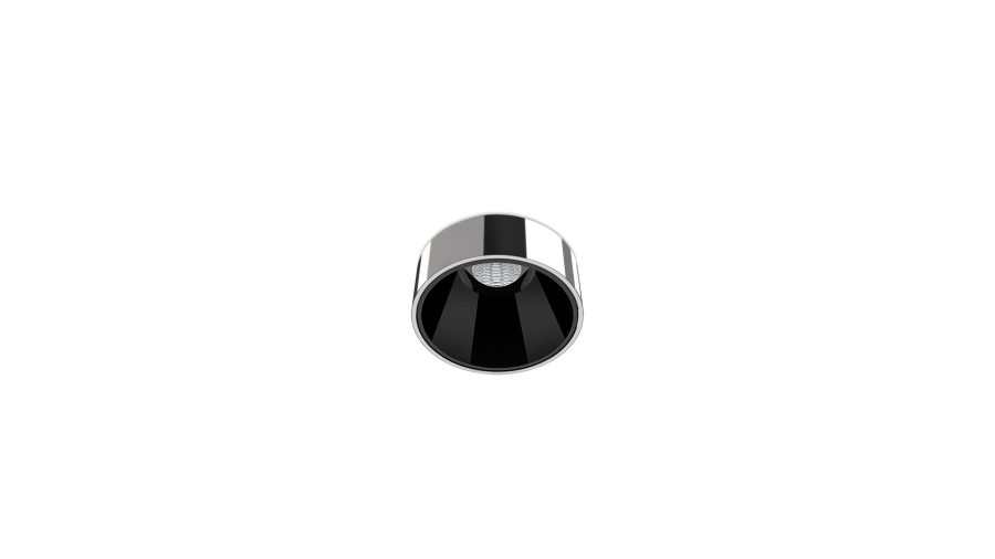 Shot Light S Semi Recessed, Crom