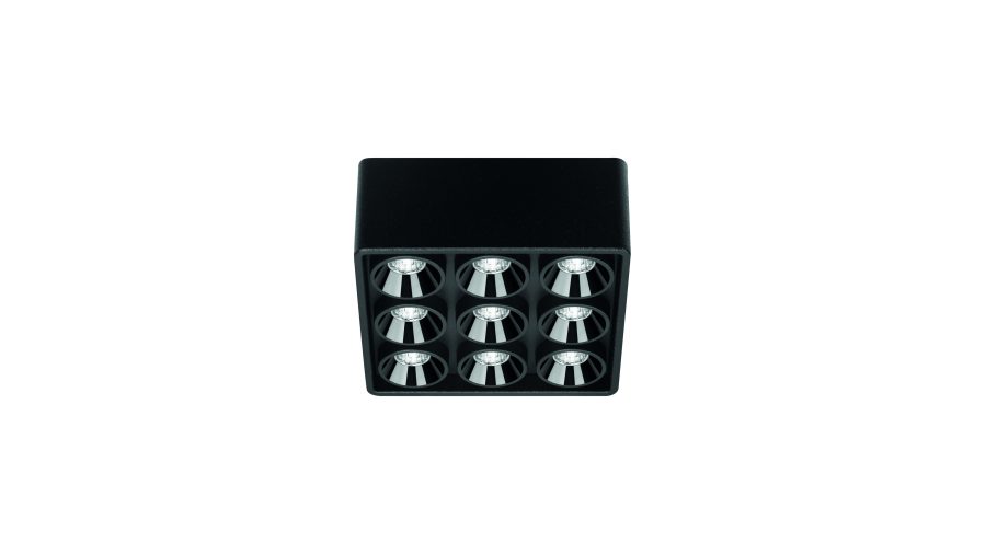Black Foster Micro Surface 3x3, Negru texturat