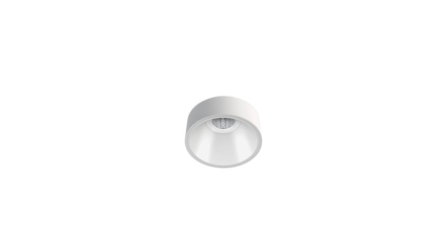 Shot Light S Semi Recessed, Белый текстурный — белый