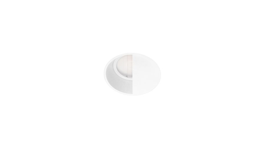 Buddy Wall Washer Trimless, Alb mat