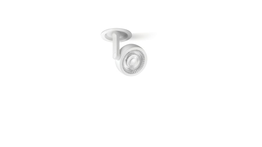 Six S Recessed, Alb texturat