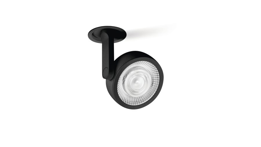 Six L Recessed, Negru texturat