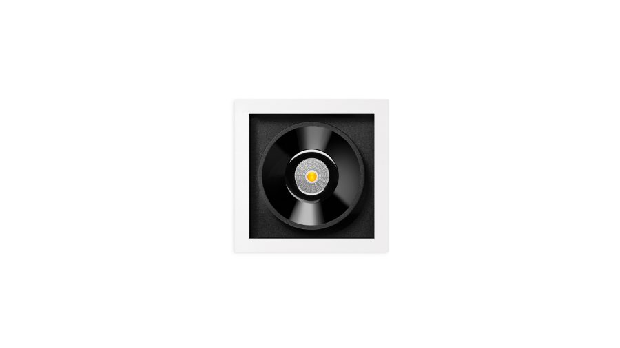 Black Foster S Recessed 1, Белый-чёрный