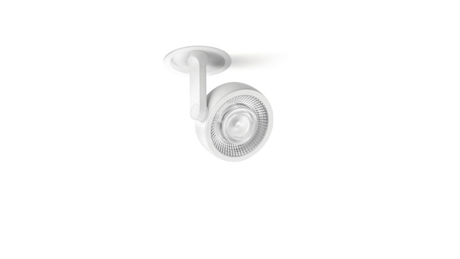 Six M Recessed, Alb texturat
