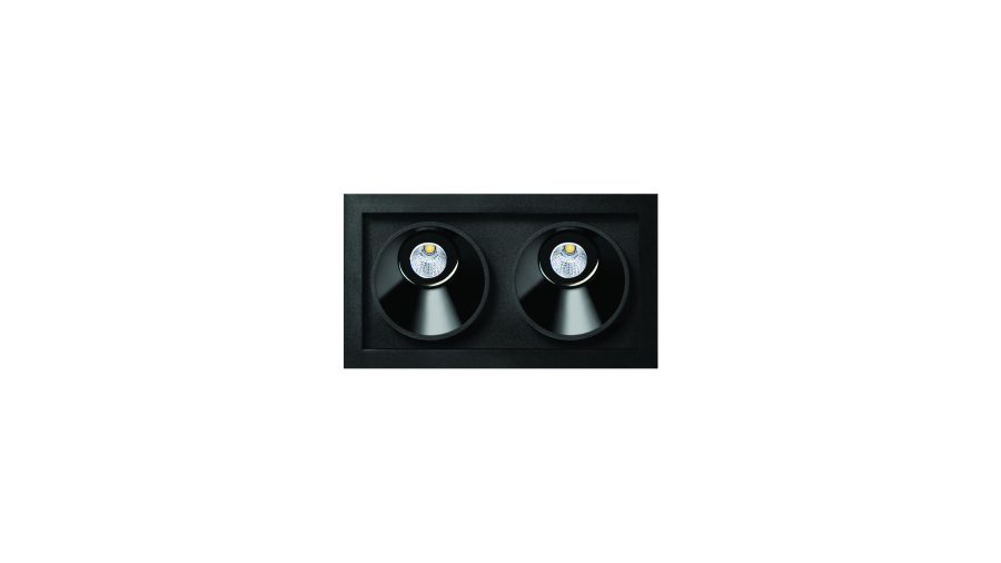 Black Foster Asymmetric Recessed 2, Чёрный