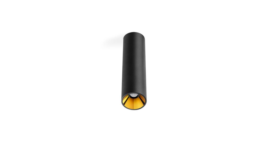 Shot Light S Surface 25, Чёрный текстурный — золотой металлик