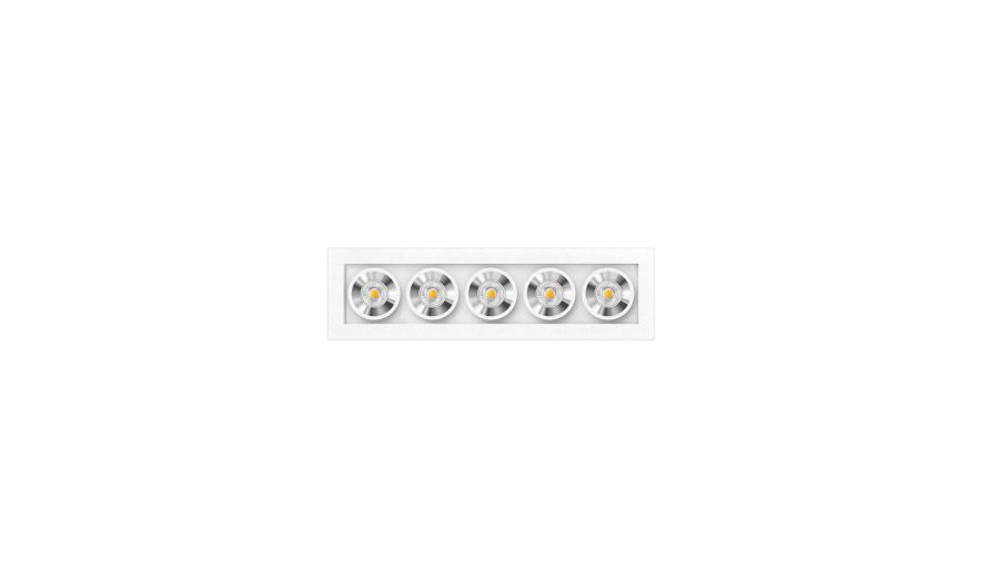 Black Foster Micro Recessed 5, Alb — crom