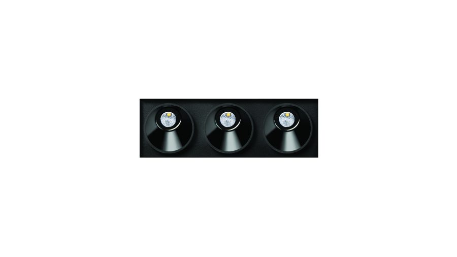 Black Foster Asymmetric Trimless 3, Negru