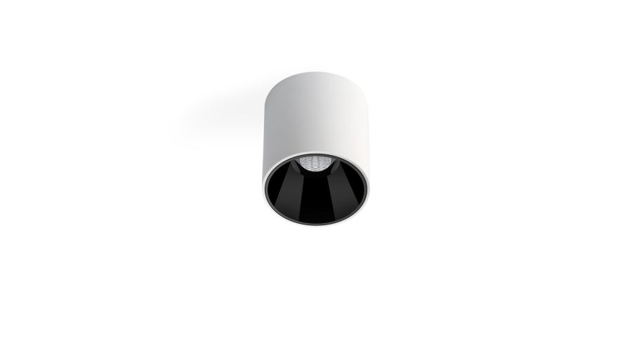 Shot Light S Surface, Alb texturat — negru