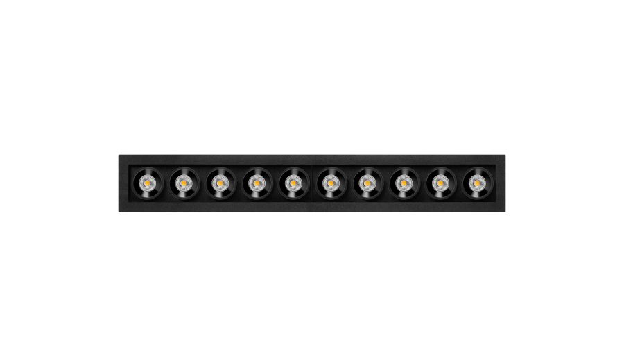 Black Foster Micro Recessed 10, Negru