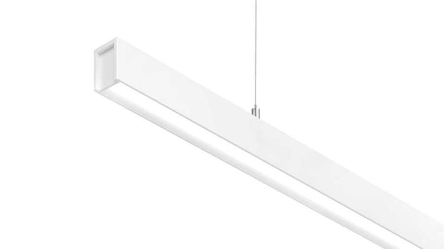 Line Suspension Base, Alb texturat