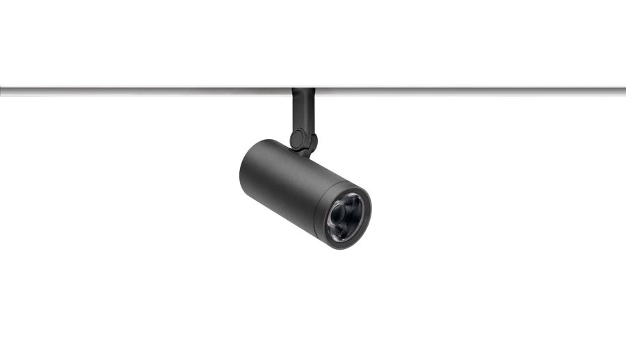 Coco M 48V, Чёрный текстурный — белый шинопровод