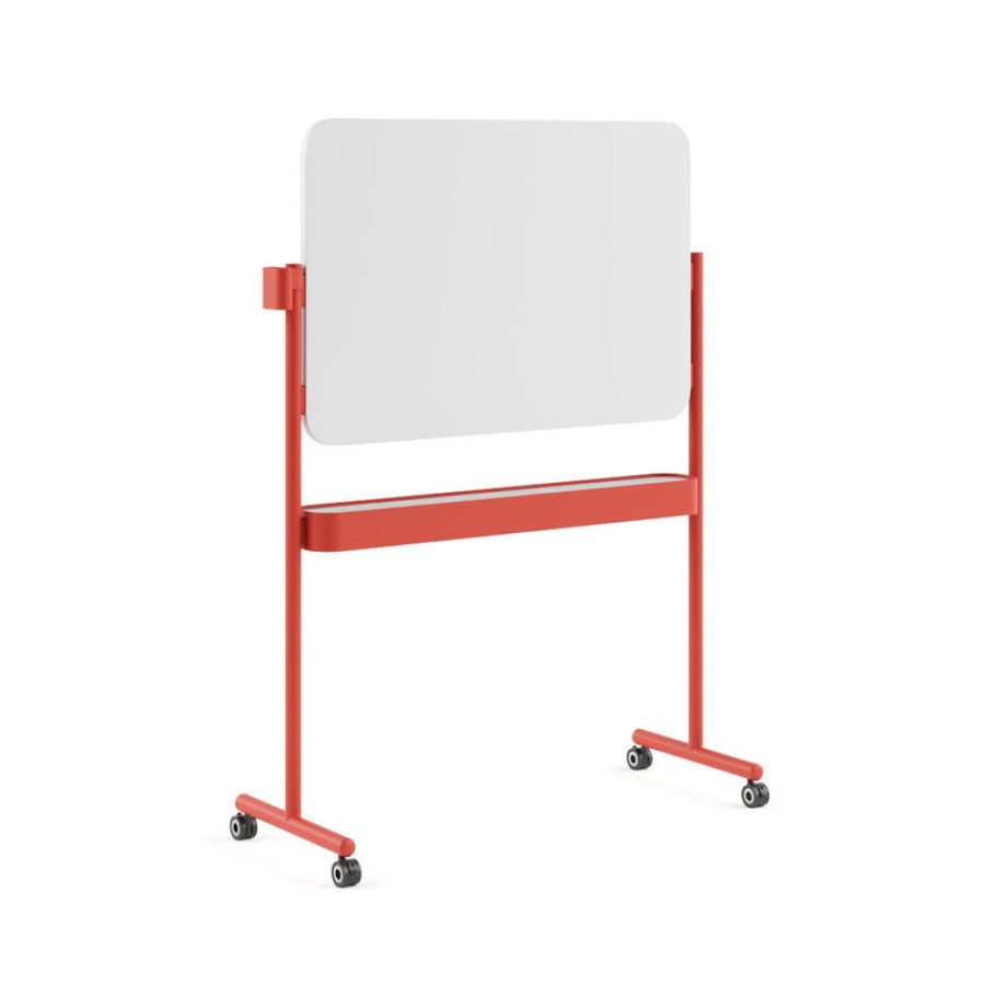 Tablă albă FXW1-130180, pe roți