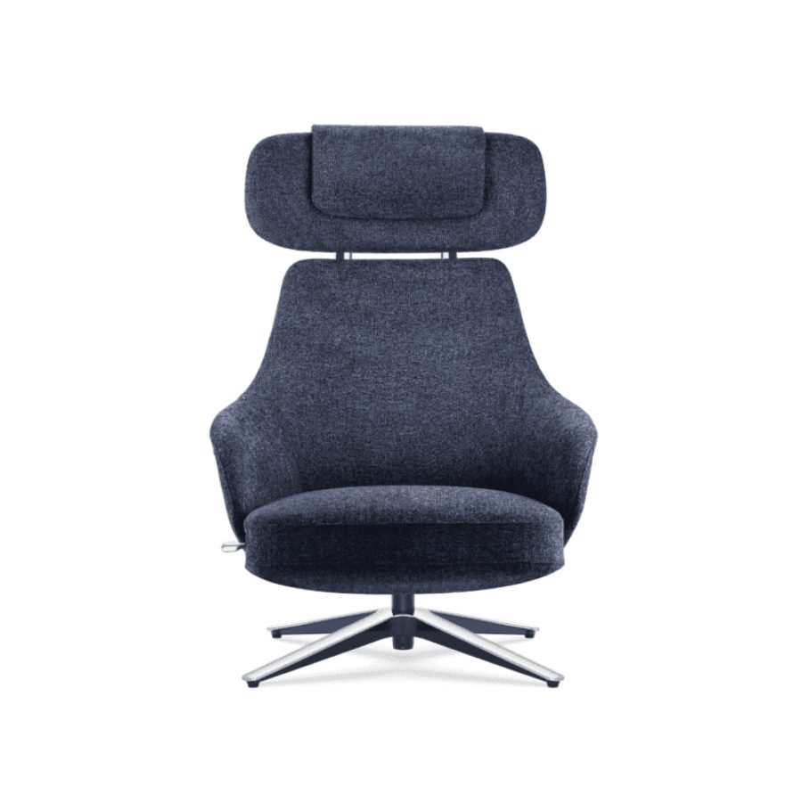 Fotoliu reclinabil L7119, textil, spătar înalt