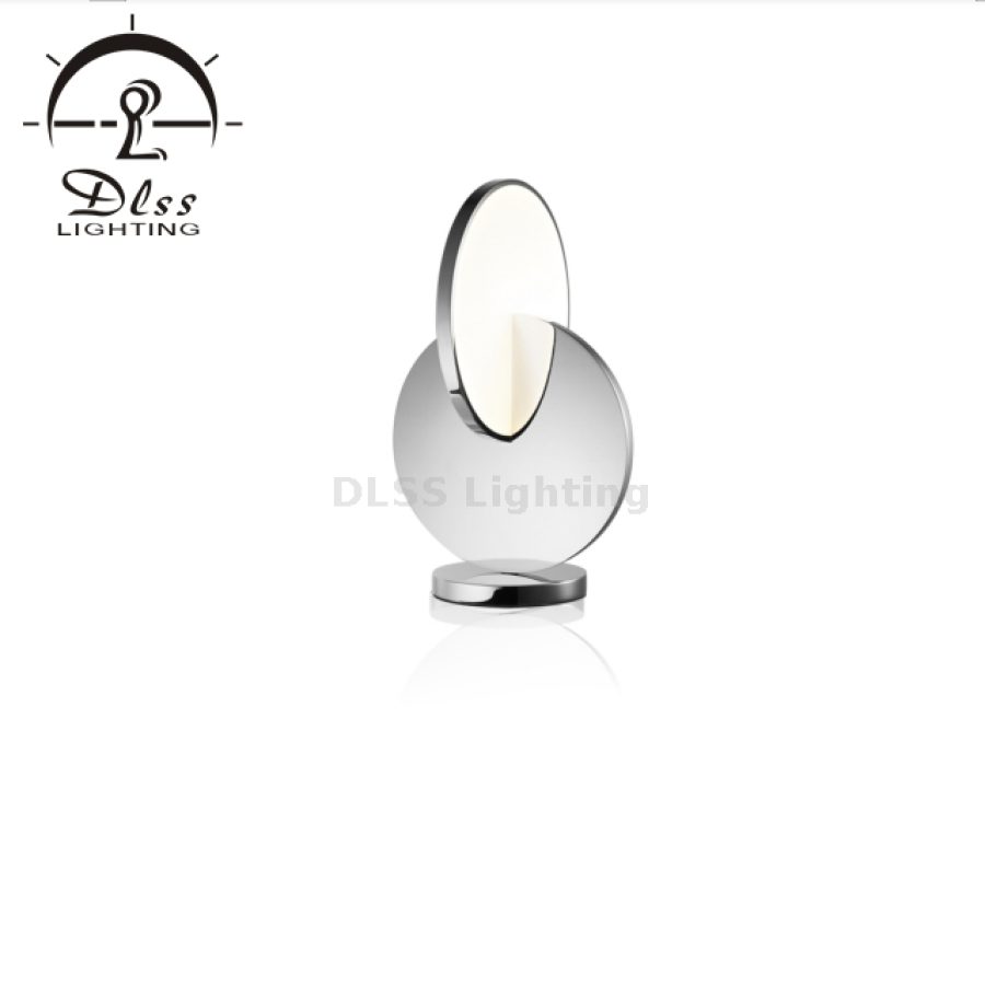 Lampă de masă LED, argintiu lucios, 10305T