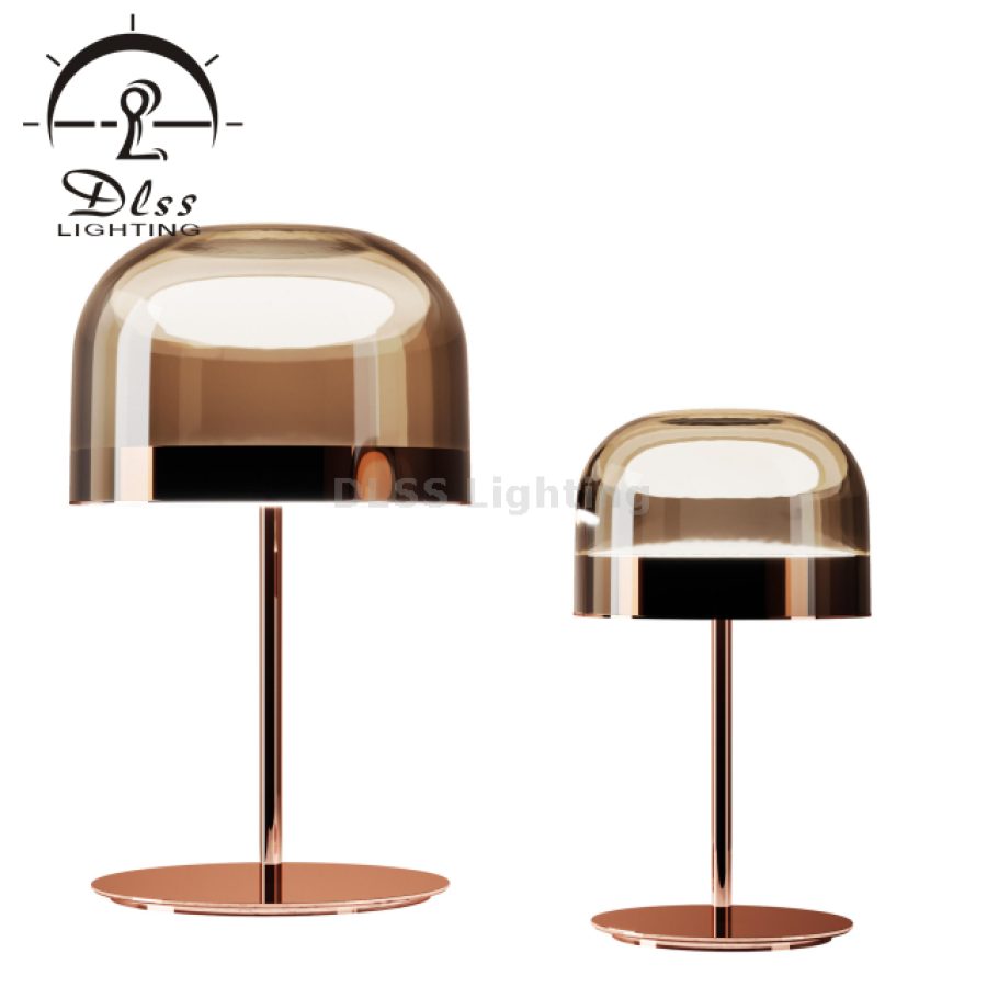 Lampă de masă LED, auriu-roz lucios, 9705