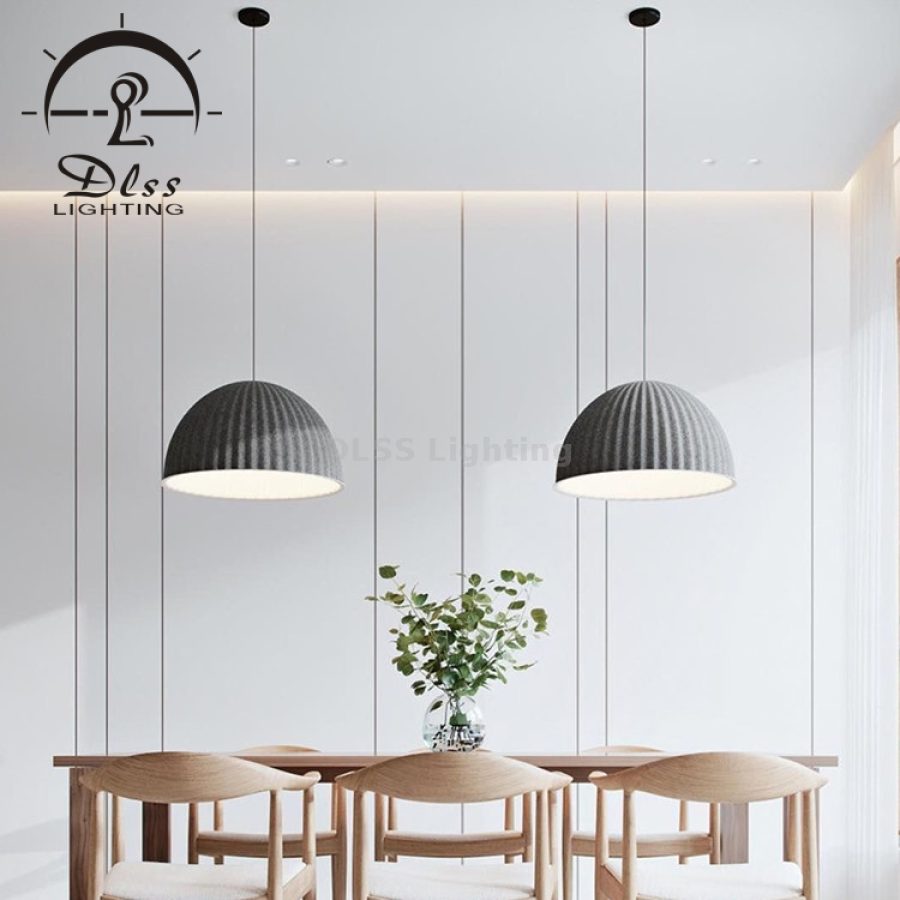 Lampă suspendată dome mare din pâslă, 10267