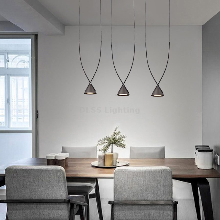 Candelabru suspendat LED, design modern de lux
