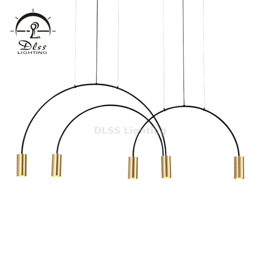 Candelabru suspendat dome negru-auriu, GU10, 10343P