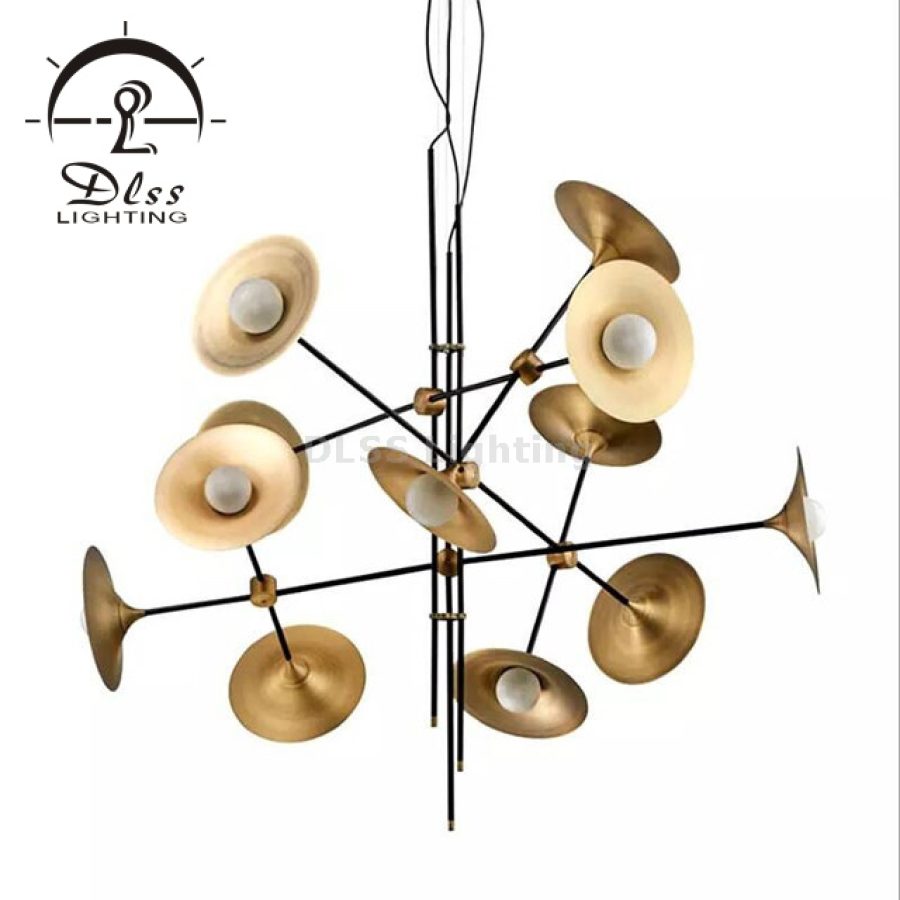 Candelabru Sputnik cu 12 brațe