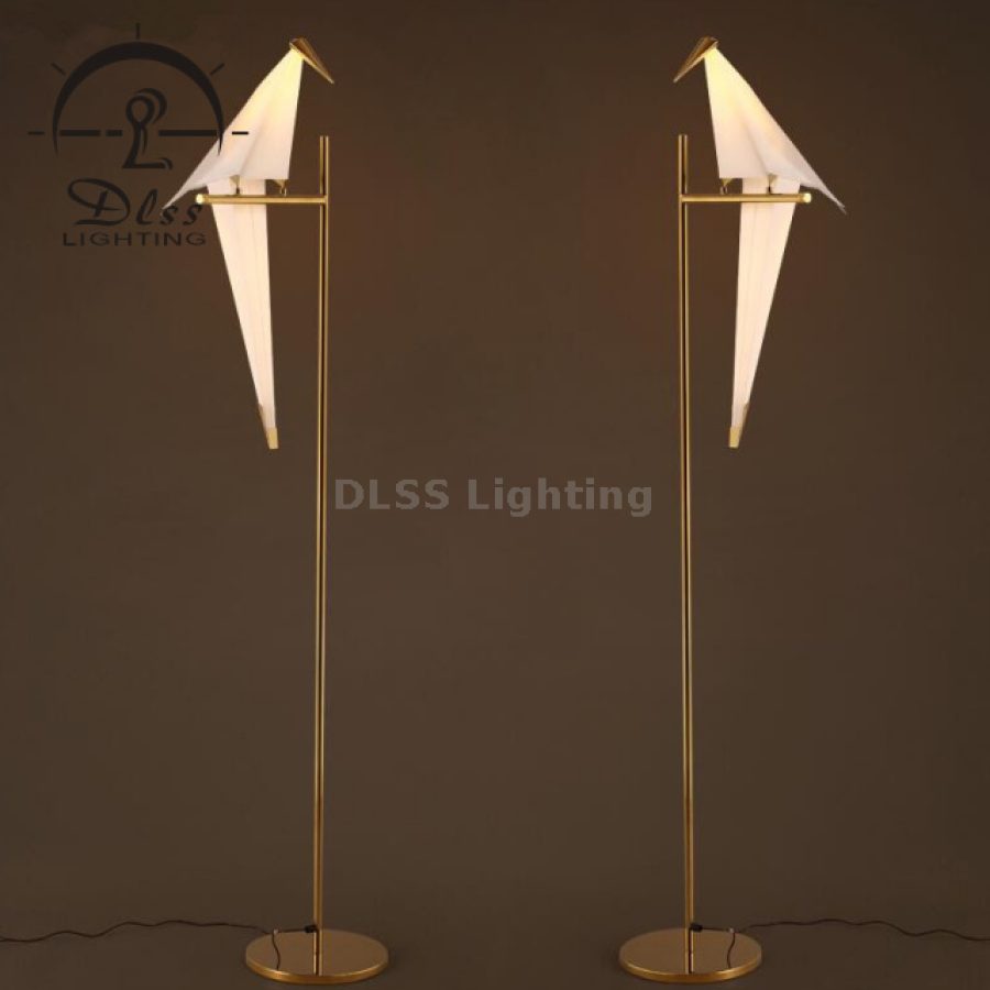 Lampadar LED rotativ, bază magnetică, model pasăre