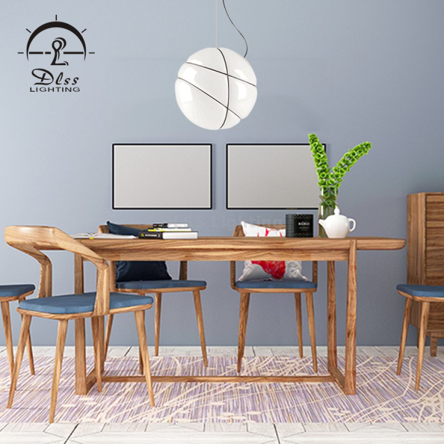 Lustră suspendată sferică, sticlă albă, auriu mid-century