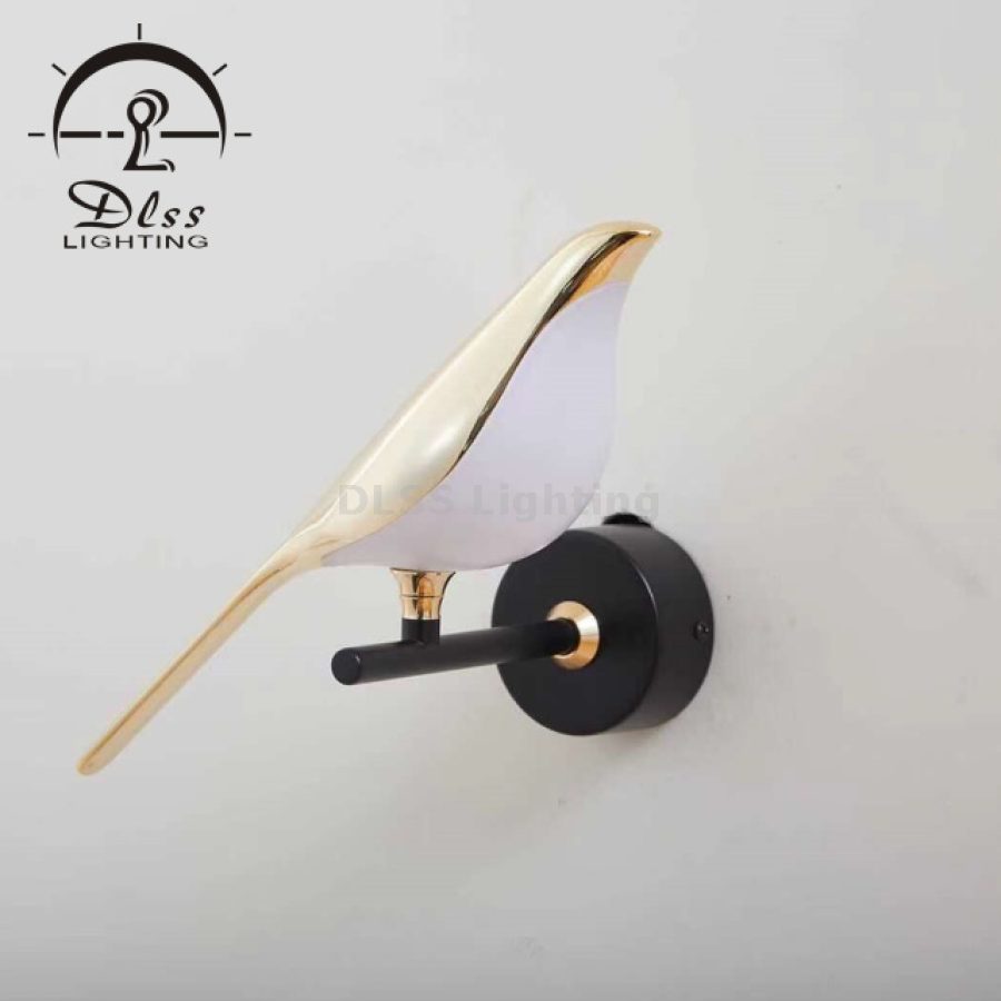 Aplică de perete DLSS model pasăre, LED, decorativă