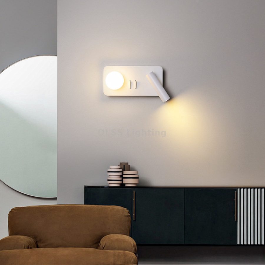 Aplică de perete LED modernă, lumină sus-jos