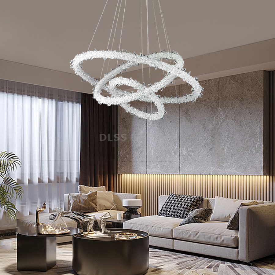 Candelabru suspendat LED, design înalt, de designer