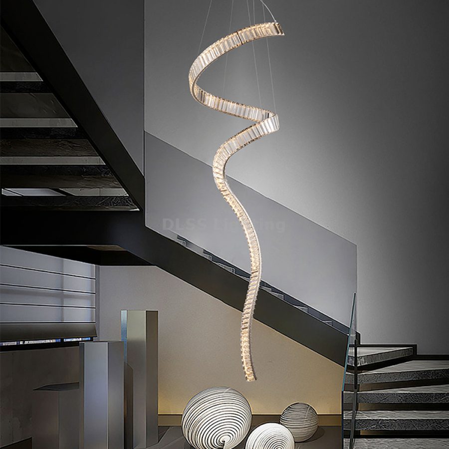 Candelabru LED din cristal, stil modern