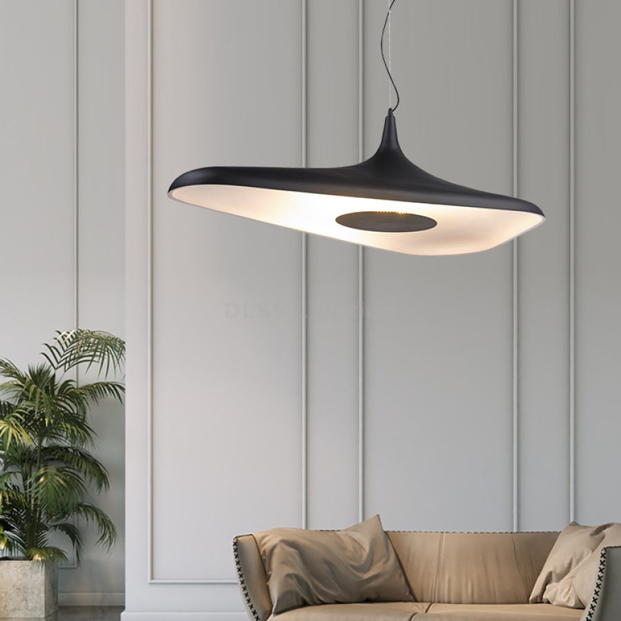 Lampă suspendată LED din rășină, stil nordic