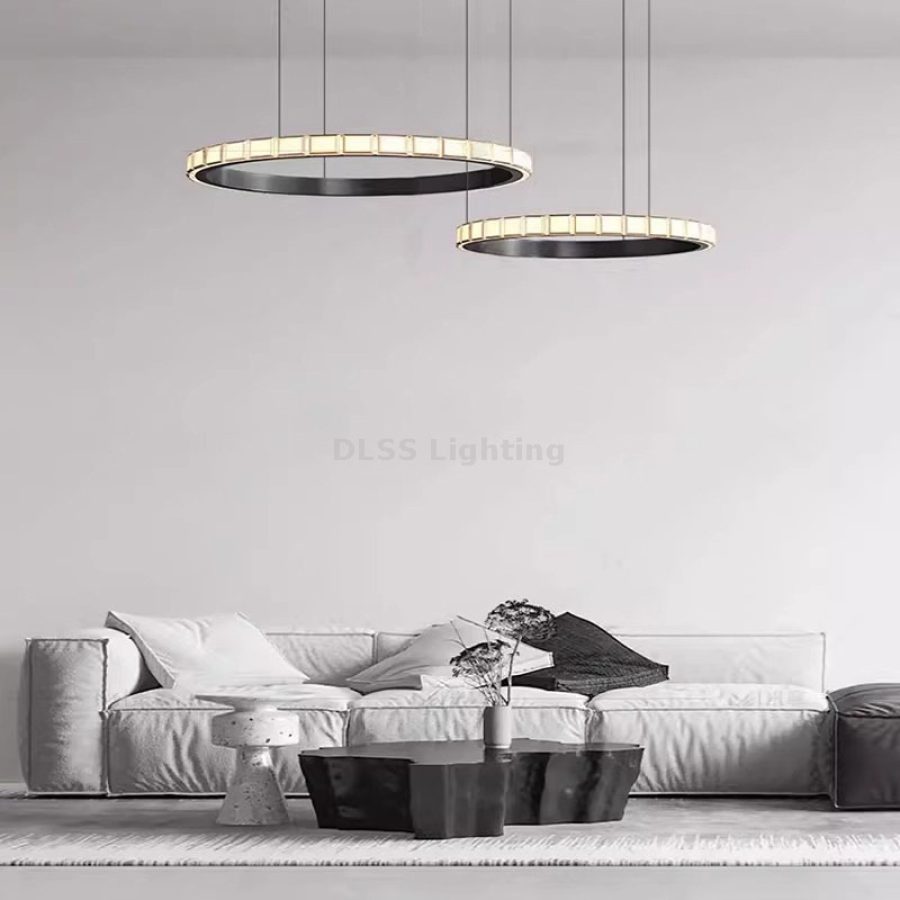 Candelabru LED din metal, design de designer, modern