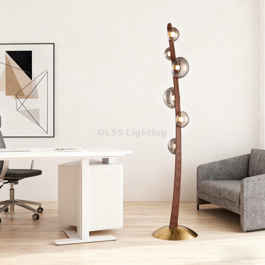 Lampadar LED nordic, design minimalist