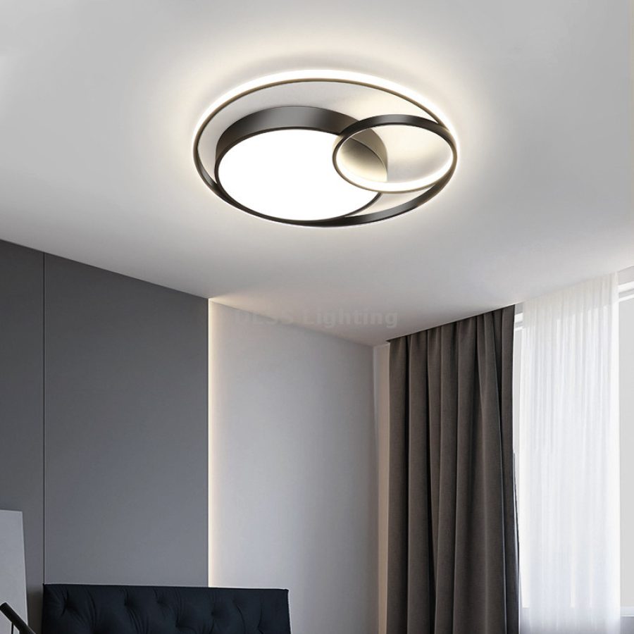 Потолочный светильник LED, металл и акрил, для спальни