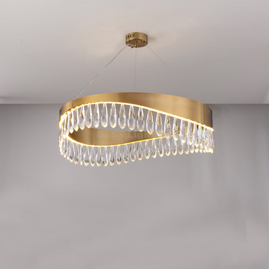 Candelabru LED de lux, design modern, pentru sufragerie