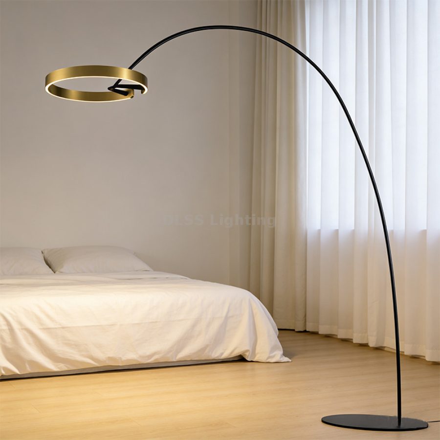 Lampadar din fier, stil nordic, design minimalist