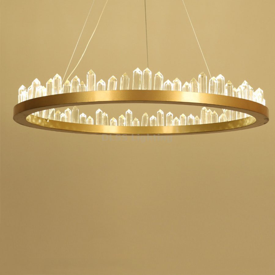 Candelabru LED modern, design artistic, pentru sufragerie