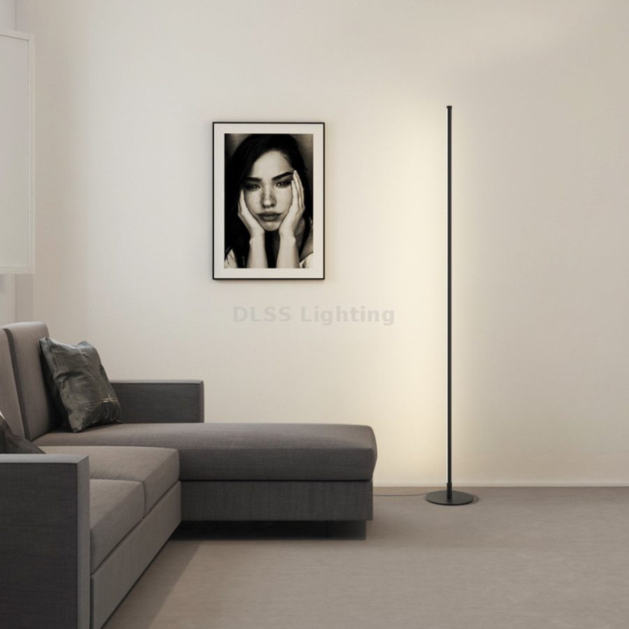 Lampadar LED decorativ, design modern, pentru dormitor