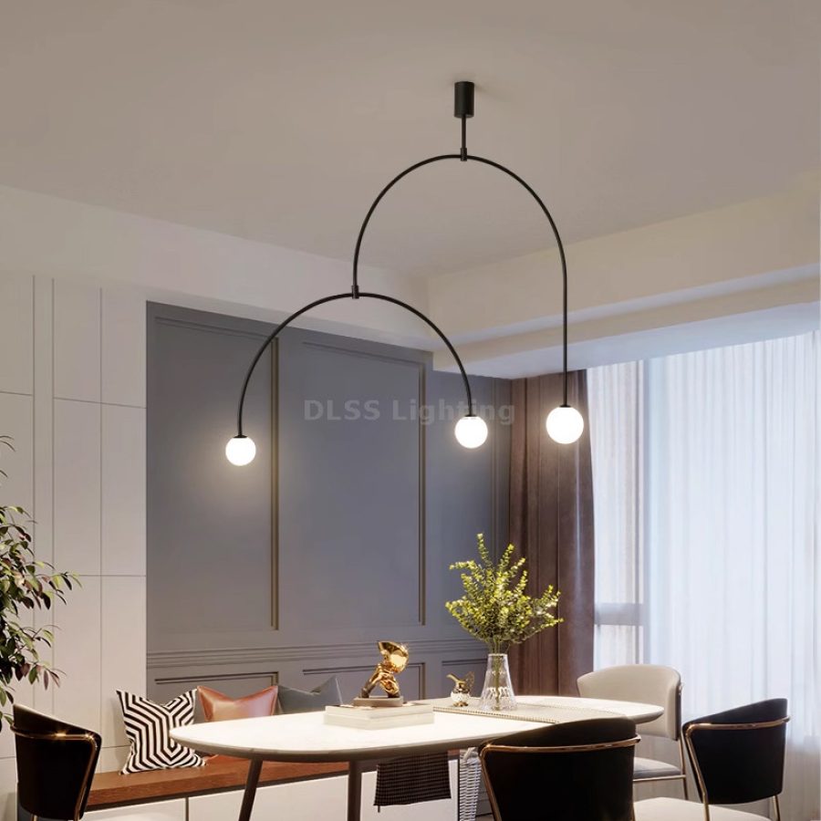Lampă suspendată LED, design modern