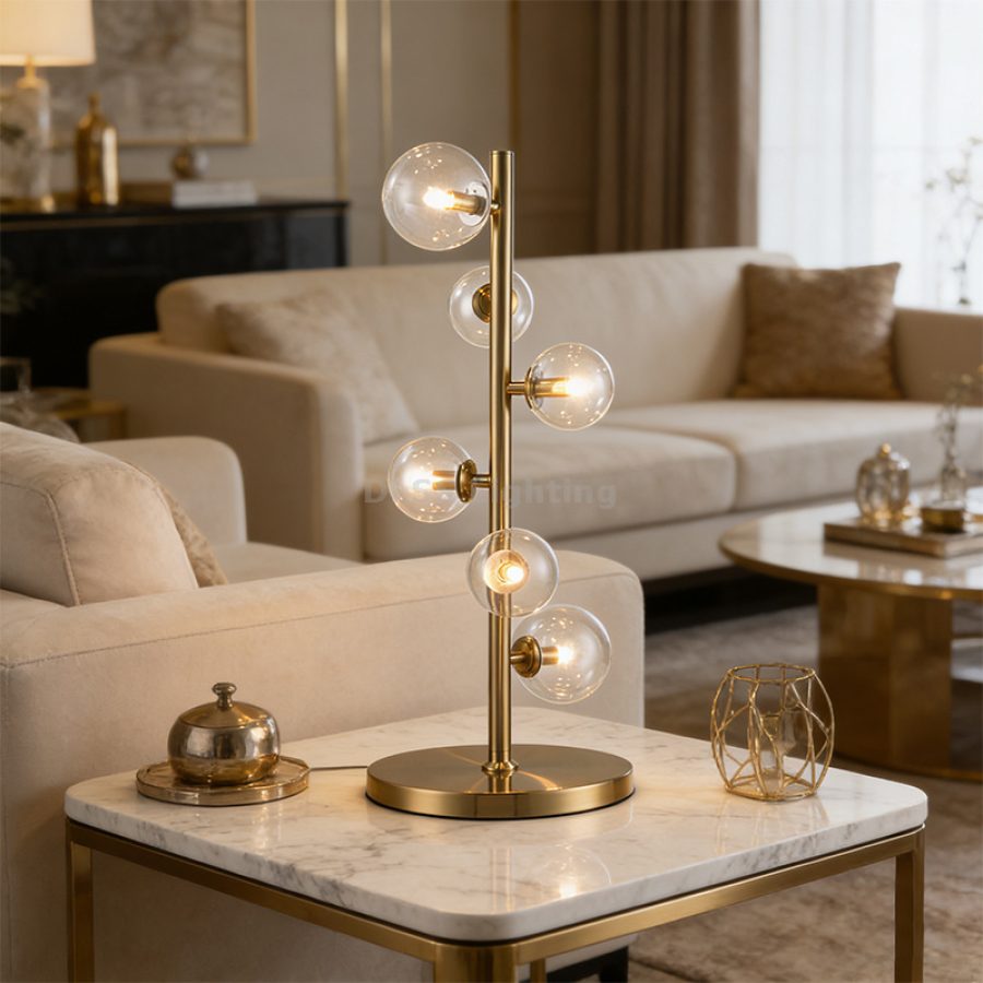 Lampă de masă LED, stil nordic modern